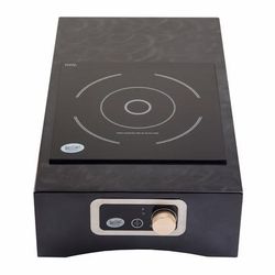 Tablecraft CWACTION7RSATBK Countertop Induction Range w/ 1 Burner, 25 1/4" x 14 1/4" x 5 3/4", Random Swirl Finish, Black