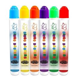 TEMU 6 Colors Dot Markers, Mini Dot Markers, Washable, Acid- Daubers For Party, - Set Of 6 Bright Colors, Activity