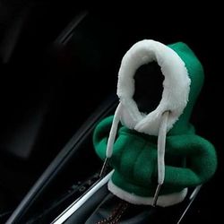 felpa con cappuccio per cambio marcia, felpa con cappuccio universale per pomello del cambio per auto, mini felpa con cappuccio per cambio auto, interni automobilistici, gadget carini