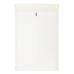 Home Compostable White Bubble Mailer 10 1/2" x 16" 10 Pack HCM10H16W