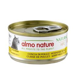 6x70g Chicken Drumstick HFC Natural Almo Nature Wet Cat Food
