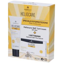 Set Speciale Fotoprotezione Heliocare 360° Gel Cream + Plus Capsule 1