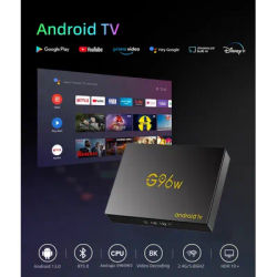 Smart Andriod13 TV Box 8K Ultra HD Google Assistant Amlogic S905W2 Quadcore Streaming Media Player 4GB128GB Netflix Youtube G96W