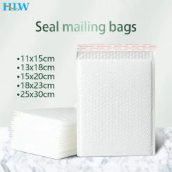 10Pcs/Lot White Foam Envelope Bags Self Seal Mailers Padded Shipping Envelopes With Bubble Mailing Bag Shipping Packages Bag