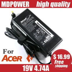 For ACER PA-1900-04 PA-1900-05 PA-1900-15 PA-1900-24 PA-1900-32 LSE0202C1990 laptop power supply AC adapter charger 19V 4.74A