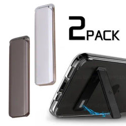 1-2Pcs Universal Strong Magnetic Metal Mobile Phone Holder Stand Folding Adjustable Ultra Thin Phone