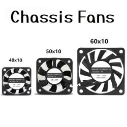 40x40x10mm 50x50x10mm 60x60x10mm 5V 2-Pin PC Computer CPU System Heatsink Brushless Cooling Fan Silent Chassis Radiator Fans