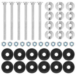 12 Pcs Trampoline Screws Strong Iron Safety Fixator For Stabilizer Long Bolts Accessories Trampoline Set Jumping