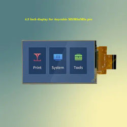 3D printer touch screen 4.3 Inch for ANYCUBIC 10.1-inch 12k/14k M5/M5s M5s Pro display toolkit replace accessory component lcd