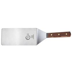 Mercer Culinary M18450 8" x 4" Turner w/ Rosewood Handle, Stainless Steel