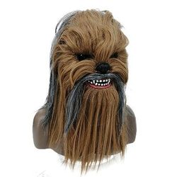 Maschera Testa Intera Mostri Chewbacca Costume Spaventoso Mascella mobile Adulti Unisex Carnevale Feste Performance Costumi di Halloween facili Vestirsi