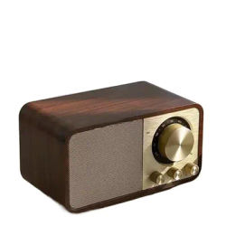 Haut-parleur Bluetooth nostalgique son Bluetooth haut-parleur classique rétro Radio rétro sans fil Bluetooth 5.0 caisson de basses Portable en bois