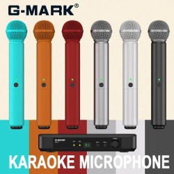 Karaoke Mic G-MARK GO1.2 Wireless Microphone Professional UHF Frequency Adjustable Metal Handheld For Party Show Teaching Church
