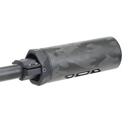 MODTAC XL Precision Rifle Suppressor Shield .800in Barrel Diameter Natural/Clear Coat Carbon Fiber 6.5in 18B-019-800-65-N