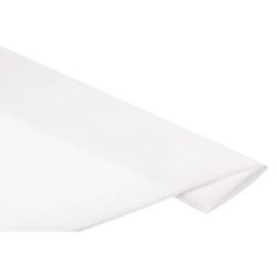 Tissu voile uni, blanc