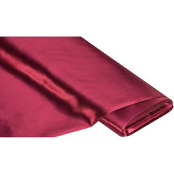 Tissu satin uni "Gala", bordeaux
