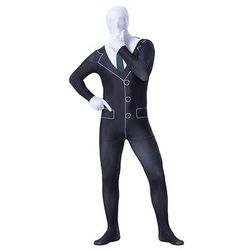 Tuta Intera Costume Cosplay Body Teschio scheletro Mostro Zalgo Cosplay Bambini Adulti Per uomo Ragazzi Carnevale Mascherata martedì grasso Feste Halloween Performance Costumi di Halloween facili