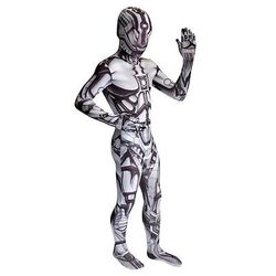 Tuta Intera Costume Cosplay Body Teschio scheletro Mostro Zalgo Cosplay Bambini Adulti Per uomo Ragazzi Carnevale Mascherata martedì grasso Feste Halloween Performance Vestirsi