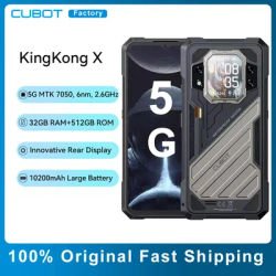 CUBOT KINGKONG X Rugged 5G Smartphone 32GB RAM+256 /512GB ROM 10200mAh 6.583"120Hz Screen NFC WiFi 6 Android 14 Smart Phone