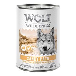 6x400g Poultry with Chicken Adult Wolf of Wilderness ''Expedition'' Wet Dog Food