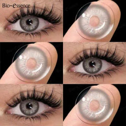 Bio-essence Colored Contact Lenses 1Pair Y2K Fashion Lenses Year Disponible for New User, Korean Contacts Lenses for Eyes