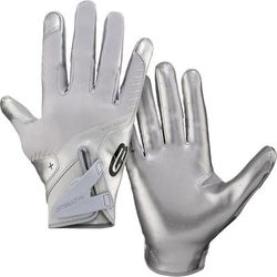 Grip Boost Stealth 6.0 Boost+ Adult Football Gloves Chrome