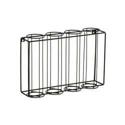 Cal-Mil 24062-4-13 Cup & Lid Organizer, 4 Compartment, All Cup Types, Black