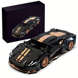 TEMU 1:14 Car Building Blocks Set, 1309 Piece Model Kit For Adults, Super Car Toys