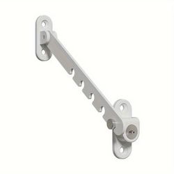 TEMU 1pc Window Vent Stopper Plastic Steel Interior Door And Window Limiting Hook Wind Deflector Safety Lock