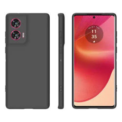 For Moto Edge 50 Fusion Case TPU Soft Black Slim Matte Silicone Case for Motorola Edge 50 Fusion