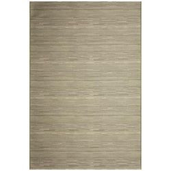 Miranda Tweed Stripe Indoor/Outdoor Area Rug Aqua by Brylane Home in Green (Size 1'11"X4'11")