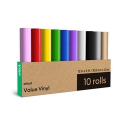 Cricut Value Vinyl | Rainbow Sampler | 10 Count
