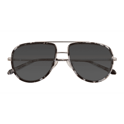 Male s aviator Tortoise Silver Acetate,Metal Prescription sunglasses - Eyebuydirect s Mortar