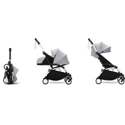 Stokke YOYO3 Ultra Compact Complete 0+/6+ Stroller Bundle - White / Stone
