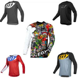 Maglia Moto Quick Dry Mountain Bike T-shirt manica lunga Eoy Downhill Jersey MTB T shirt Moto Camo