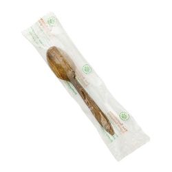 Sustainable Agave SPAGAVE1KWPD Disposable Spoon - Upcycled Agave, Brown