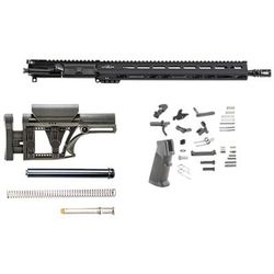Luth-AR 16 in Light Weight 1-7 kit minus Lower Receiver w/fixed stock M-Lok Black Rifle RKL7-16-1M