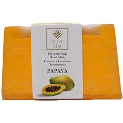 Olive Spa - Sapone Vegetale Fatto a Mano alla Glicerina Papaya 100 g