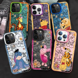 Disney Winnie The Pooh Phone Case for Apple iPhone 16 15 Pro Max 13 14 Plus 12 11 Pro plus Matte