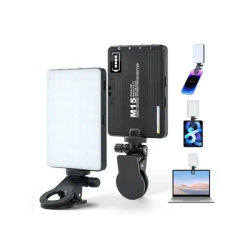 Desiontal Mini video fill light RGB full color ambient light selfie LED color temperature adjustable