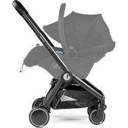 Peg Perego City Loop Chassis + Primo Viaggio Lounge Infant Car Seat Bundle - Black / True Black