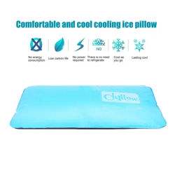 Oreiller de glace rafraîchissant d'été, tapis de lit frais, relaxation musculaire, aide au sommeil, oreiller de voyage, confort de bureau, aide au sommeil