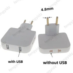 3 in 1 EU Power Socket Plug Adapter Foldable US To EU Travel Aadapters Power Converter KR Plug Electrical Socket AC Outlet