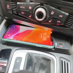 15w Car wireless charger For Audi A5 S5 RS5 Q5 A4 B8 B9 charging pad Fast charge phone holder mobile holder adapter Accessories