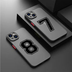 Case for iPhone 7 8 Plus 12 XR SE XS Max 14 Pro 13 Mini 15ProMax 11 Pro Matte Cover Football Star