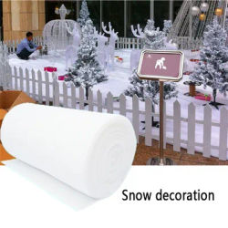 Couvertures de Neige Artificielle pour Noël, Décoration d'Hiver, Fausse Neige, Rouleaux de Tapis en Coton, Neige Blanche pour Ornements d'Arbre de Noël
