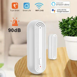 Tuya Smart WiFi Door Sensor Smart Door Open/Closed Detectors Wifi Window Sensor APP Home Security