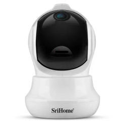 SriHom SH020 Wifi 3MP 1296P Wireless PTZ IP Dome Camera AI Auto Tracking Human Detection AP Hotspot