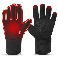 Snow Deer Winter Heated 2200 MAH Gloves Motorcycle Snowmobile Windproof Recycle Battery Touch Screen