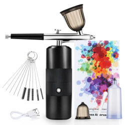 Airbrush Nail Art Paint Spray Oxygen Injector Compressor Decoration Portable Mist Sprayer Air Brush